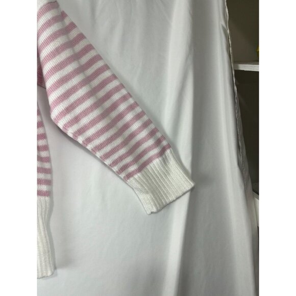 Shannon Passero Oversized Cardigan Womens Size L 80s Girlhoodcore Stripes - Picture 13 of 16